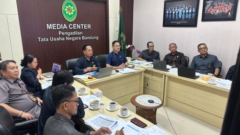 Penilaian Desk Evaluation – Wawancara Pembangunan ZI Menuju WBK Tahun 2024 di PTUN Bandung