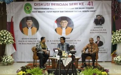 Diskusi Reboan Seri 41: Bahas Perkembangan Hukum Acara TUN dan Isu Fiktif Negatif, Positif, serta Omisi