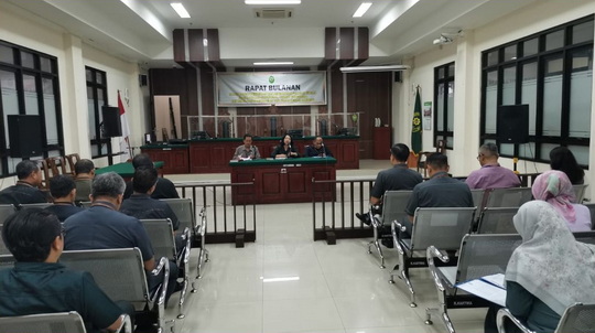 Rapat Koordinasi Bulanan periode Bulan Desember 2023