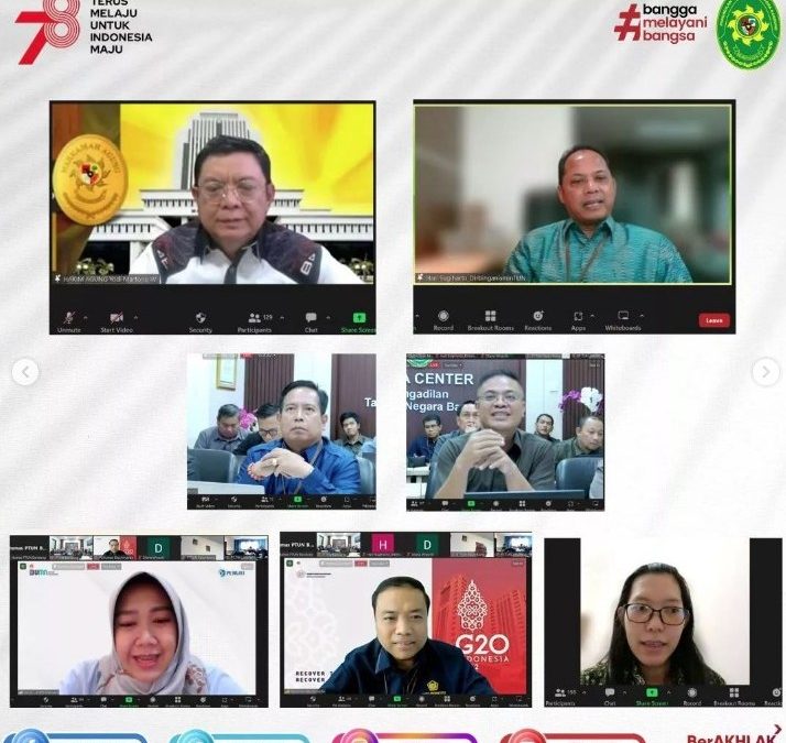 Diskusi Reboan ke-37 dengan topik “Meterai Elektronik dan Dokumen Elektronik di Pengadilan”