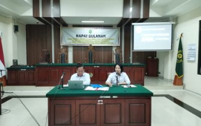Rapat Bulanan PTUN Bandung Periode April : “Langkah Strategis Menuju Zona Integritas”