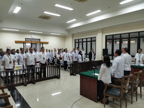 Rapat Bulanan PTUN Bandung Periode Bulan Agustus 2024 dan Sosialisasi Pedoman Eksekusi Putusan Pengadilan