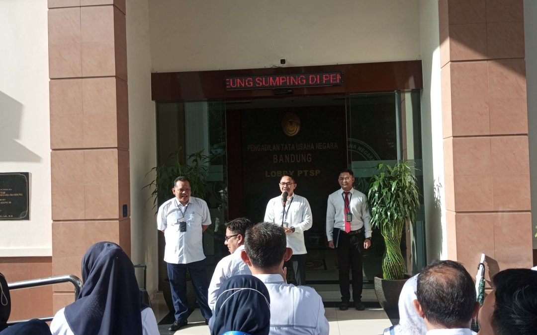 Apel Pagi PTUN Bandung Tekankan Komitmen Zona Integritas dan Kolaborasi Lintas Bagian