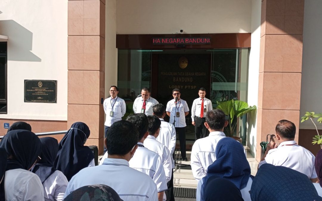 Menanamkan Semangat Ikhlas dalam Bekerja: Apel Pagi PTUN Bandung