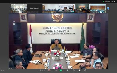 Aparatur PTUN Bandung Ikuti Pembinaan Dirjen Badilmiltun