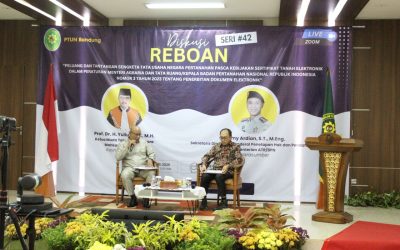 Diskusi Reboan Seri 42 PTUN Bandung: Bahas Peluang dan Tantangan Sengketa TUN Pertanahan Pasca Kebijakan Sertipikat Tanah Elektronik
