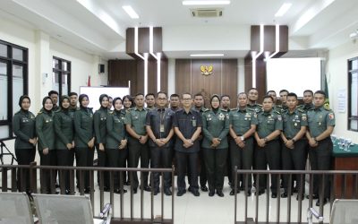 Siswa Dikpa Bankumper TNI AD Kunjungi PTUN Bandung untuk Perdalam Pengetahuan Hukum TUN