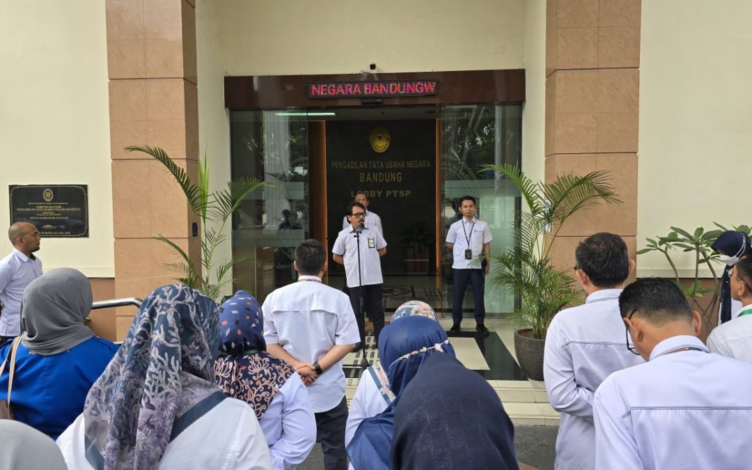 Apel Pagi PTUN Bandung Tekankan Pentingnya Kesehatan dan Keharmonisan Organisasi