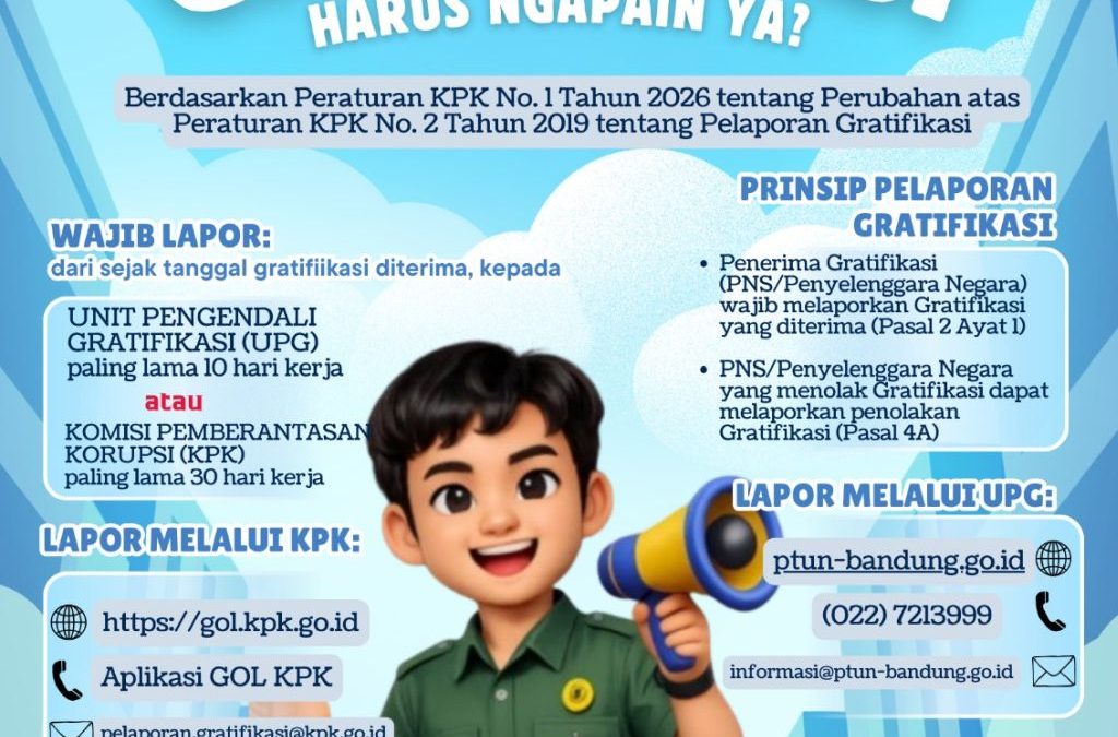 Jangan Diam! Laporkan Gratifikasi untuk Jaga Integritas