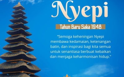 PTUN Bandung Mengucapkan Selamat Hari Raya Nyepi Tahun Baru Saka 1948