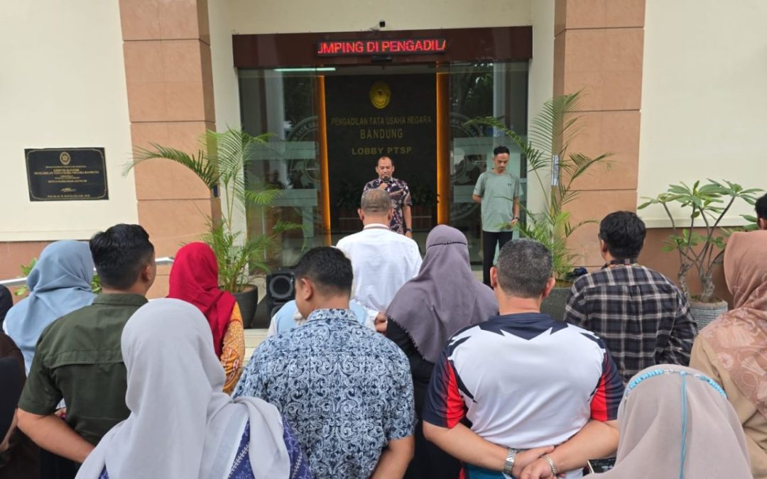 Apel Sore PTUN Bandung: Jaga Semangat, Kekompakan, dan Komitmen Zona Integritas