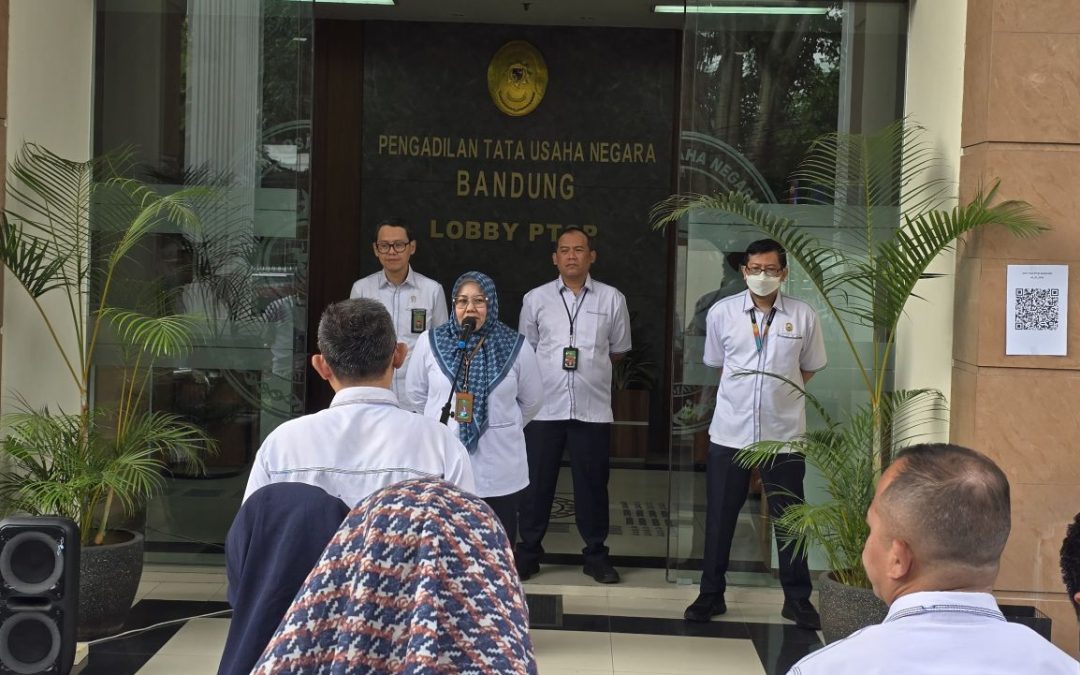 Awali Pekan dengan Semangat Baru, PTUN Bandung Tegaskan Komitmen Menuju WBK 2026