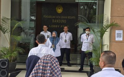 Awali Pekan dengan Semangat Baru, PTUN Bandung Tegaskan Komitmen Menuju WBK 2026