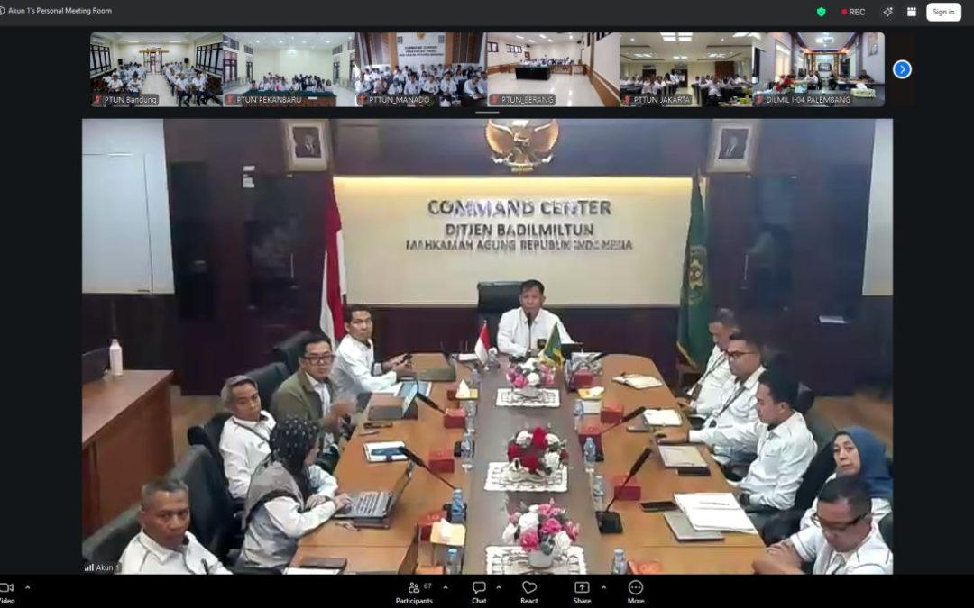 Pembinaan Dirjen Badilmiltun: Tegaskan Implementasi BerAKHLAK dan Penguatan Zona Integritas