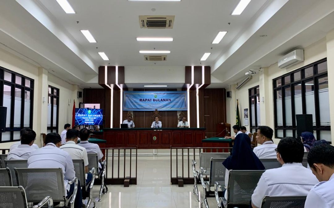 Rapat Bulanan Mei 2026 PTUN Bandung: Perkuat Integritas, Disiplin, dan Kompetensi Aparatur