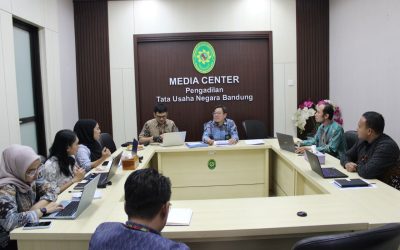 Evaluasi Pasca Latsar CPNS, PTUN Bandung Terima Kunjungan Tim Evaluator