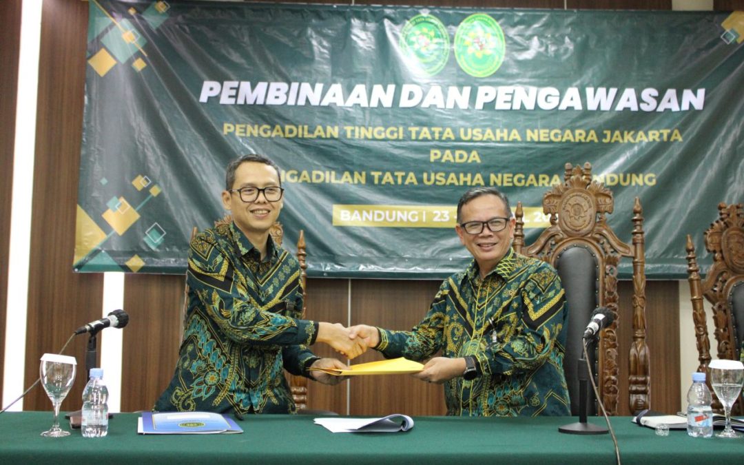 Pembinaan dan Pengawasan PTTUN Jakarta di PTUN Bandung: Perkuat Integritas dan Kinerja Peradilan