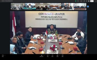 Ditjen Badilmiltun Tekankan Optimalisasi Pelaksanaan Anggaran dalam Pembinaan Aparatur Peradilan
