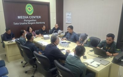 Rapat Internal Pejabat Struktural PTUN Bandung Perkuat Sinergi dan Koordinasi Pelaksanaan Tugas