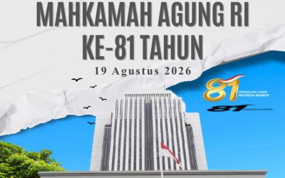 Dirgahayu Mahkamah Agung Republik Indonesia ke-81