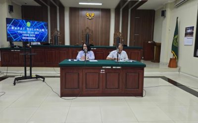 PTUN Bandung Gelar Rapat Bulanan Juli 2026, Perkuat Disiplin, Integritas, dan Pembangunan Zona Integritas