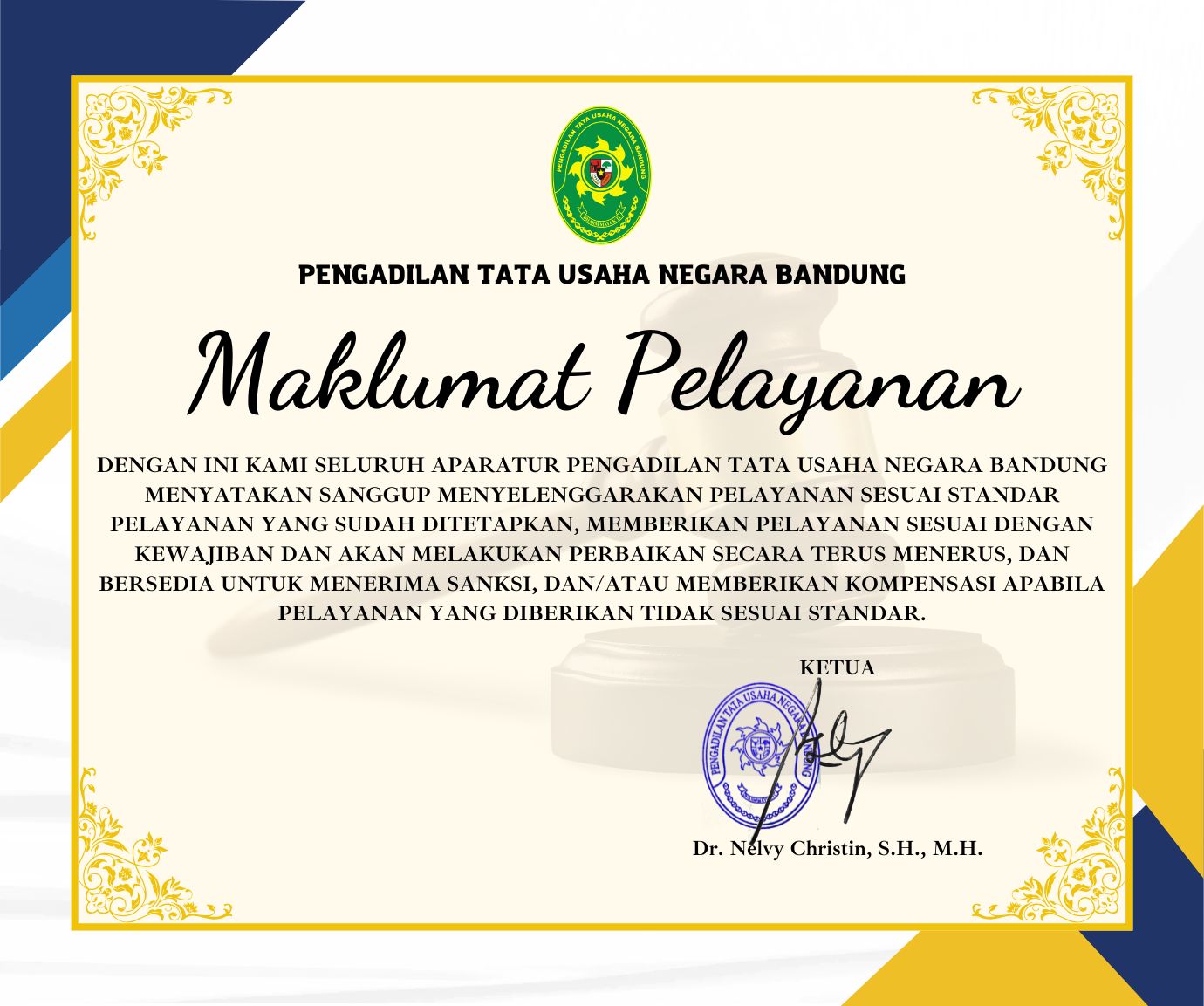 Maklumat Pelayanan