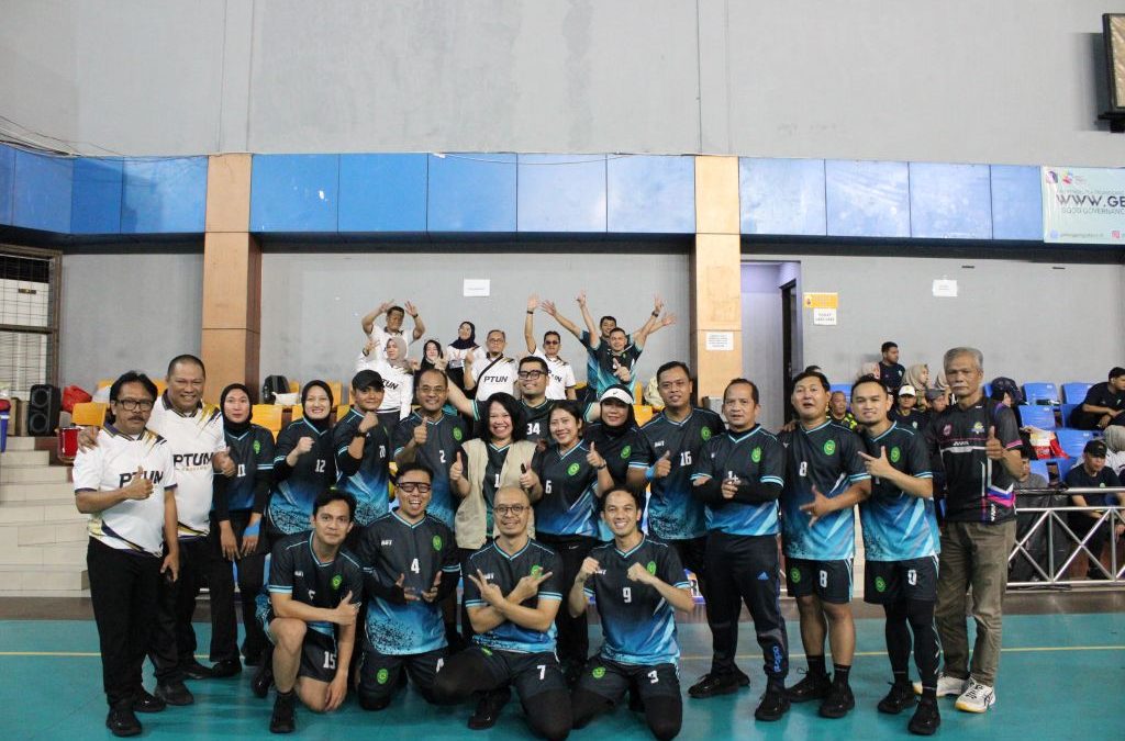Meriahkan HUT TNI ke-81, Ditjen Badilmiltun Gelar Kejuaraan Bola Voli