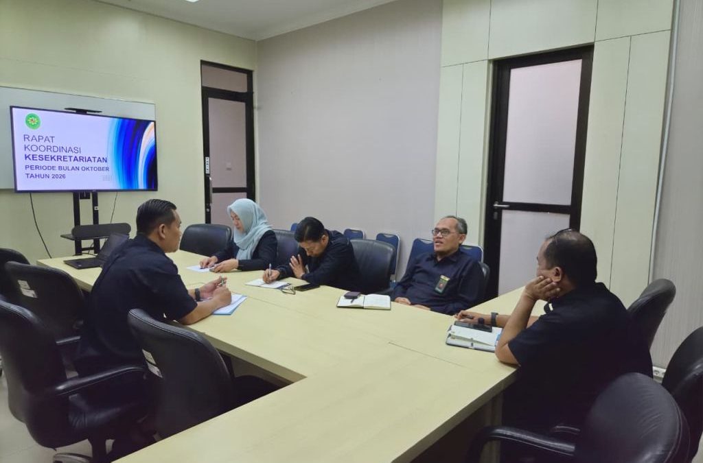 PTUN Bandung Gelar Rapat Struktural Kesekretariatan, Perkuat Koordinasi dan Evaluasi Kinerja
